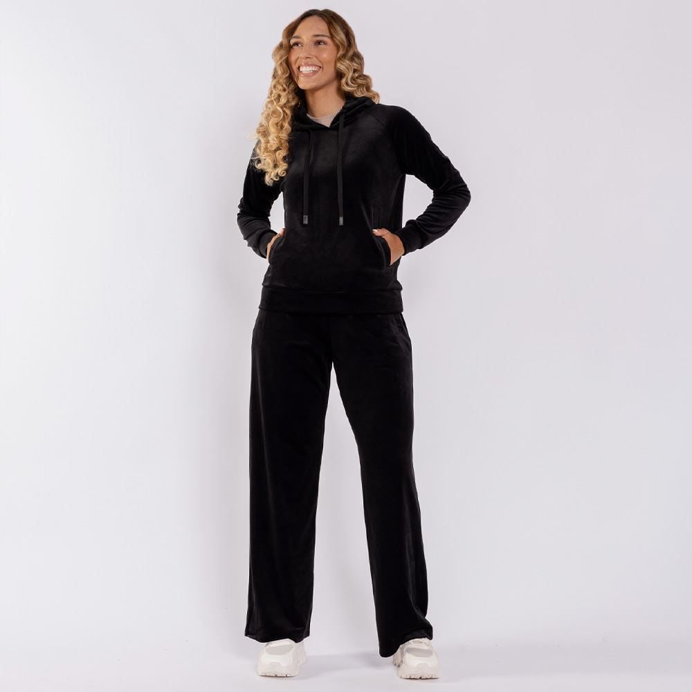 Blusão Feminino Esportivo Em Plush Com Capuz Scream