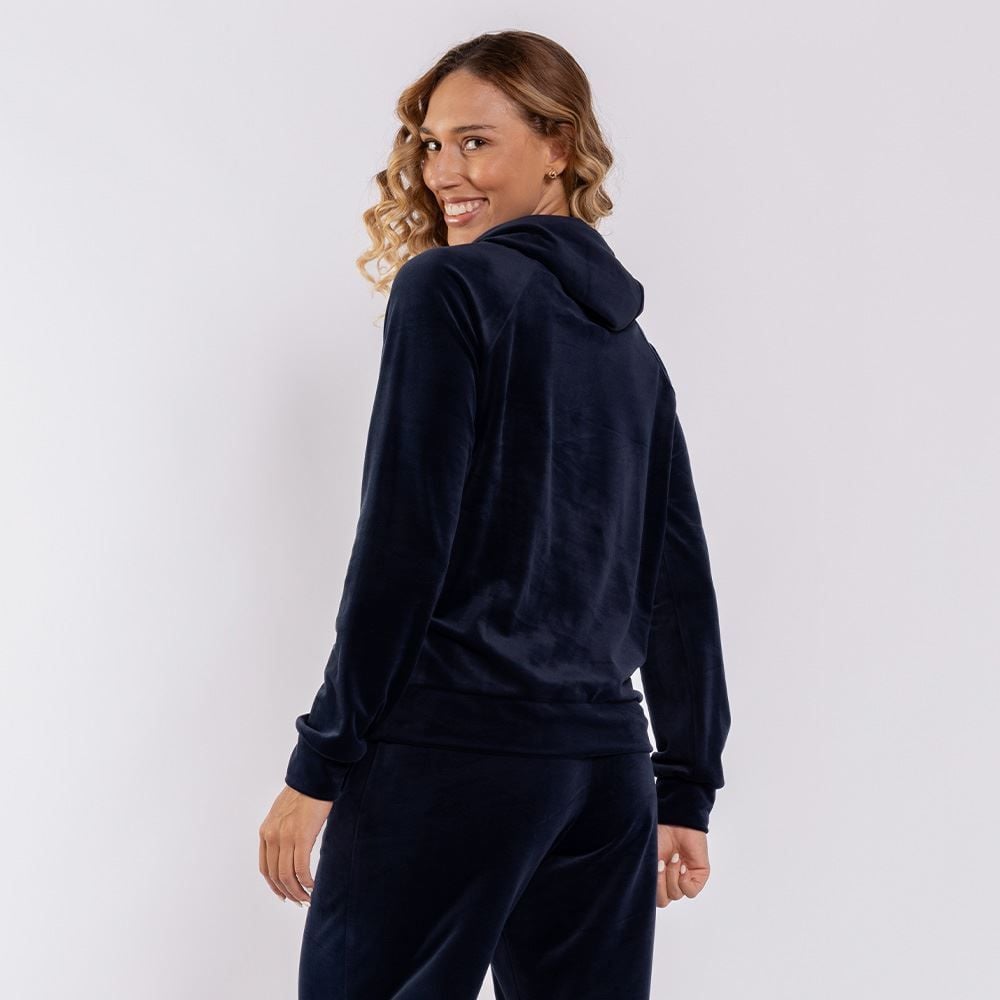 Blusão Feminino Esportivo Em Plush Com Capuz Scream