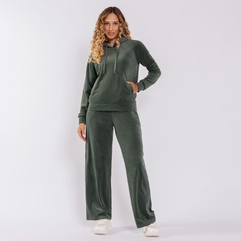 Blusão Feminino Esportivo Em Plush Com Capuz Scream