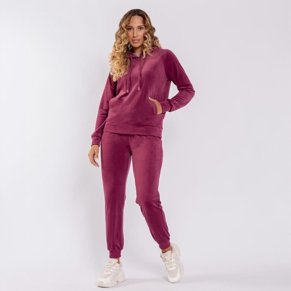 Blusão Feminino Esportivo Em Plush Com Capuz Scream