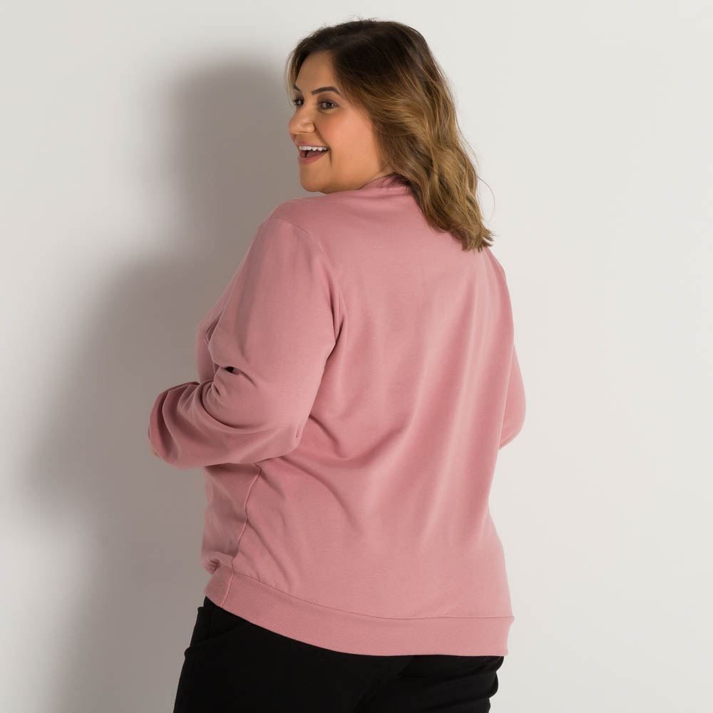 Blusão Mickey e Minnie Com Felpa Disney