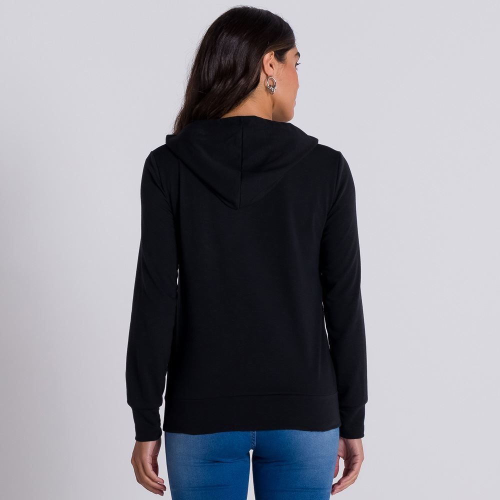 Blusão Moleconfort com Capuz Patrícia Foster