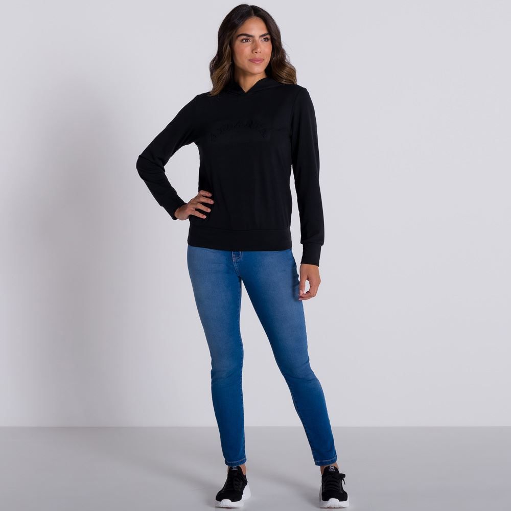 Blusão Moleconfort com Capuz Patrícia Foster