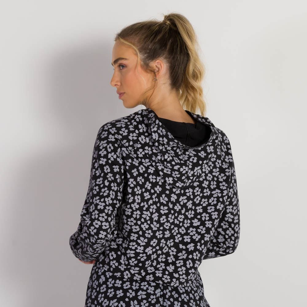 Blusão Moletinho Floral Scream