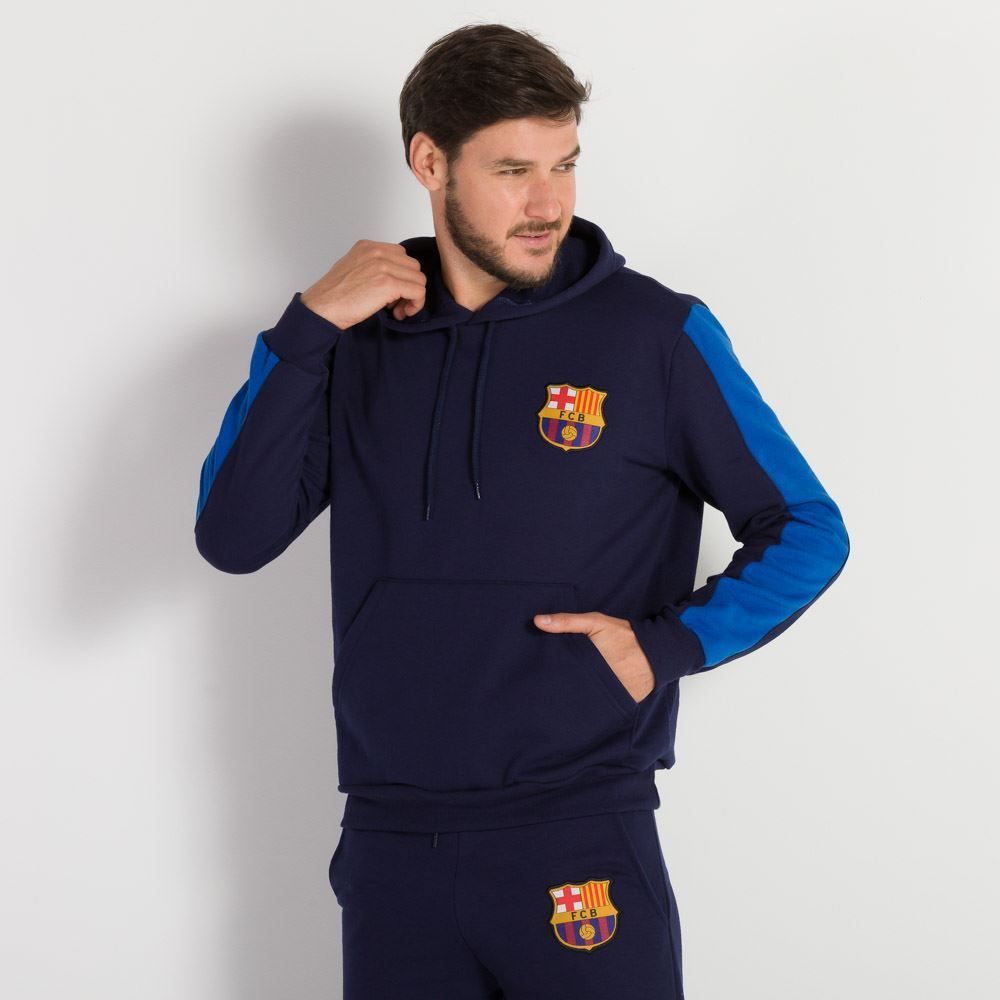 Moletom Masculino C/ Capuz Barcelona Clubes
