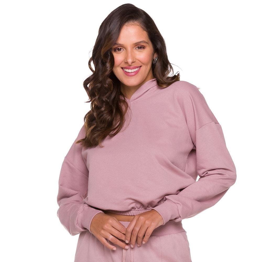 Blusão Moletom com Capuz Patrícia Foster