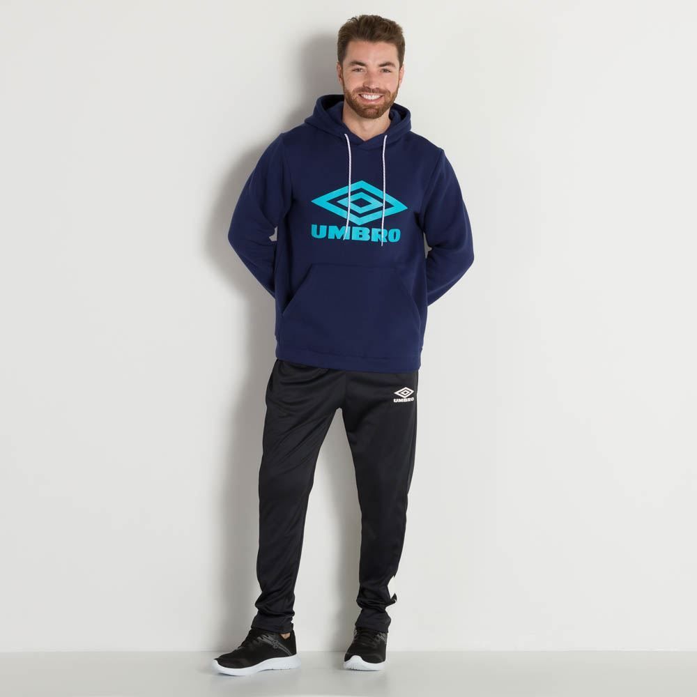 Blusão Moletom Diamond Duo Line Umbro