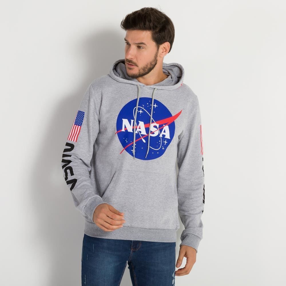 Blusão Moletom Felpado Nasa BandUP