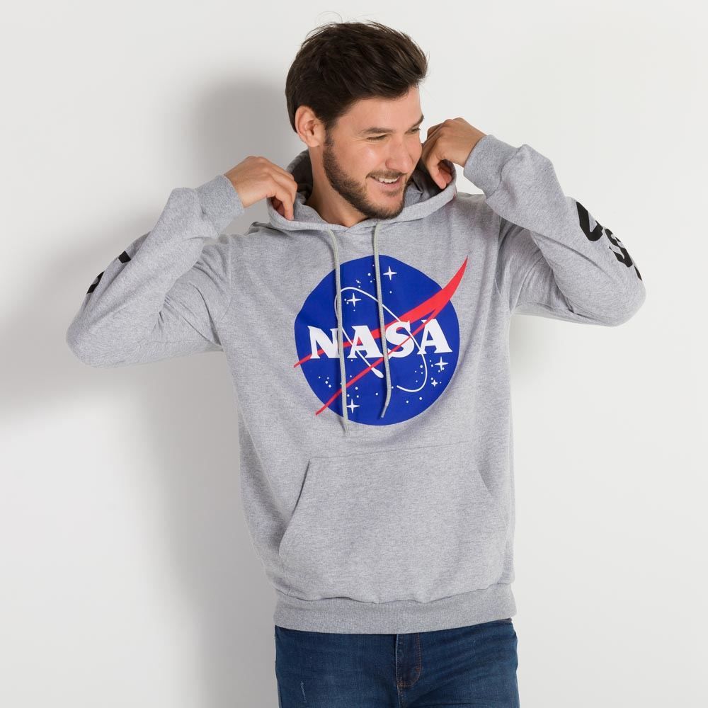 Blusão Moletom Felpado Nasa BandUP