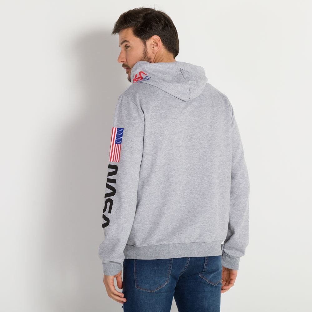 Blusão Moletom Felpado Nasa BandUP