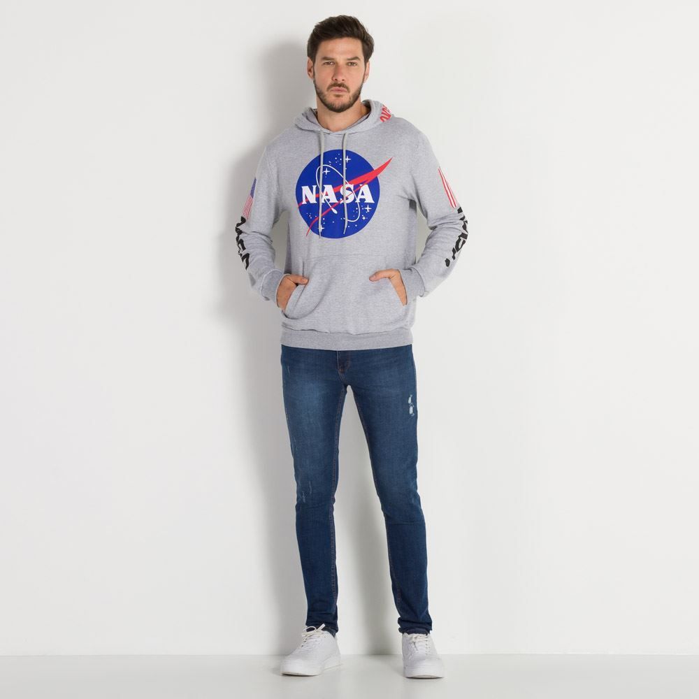 Blusão Moletom Felpado Nasa BandUP