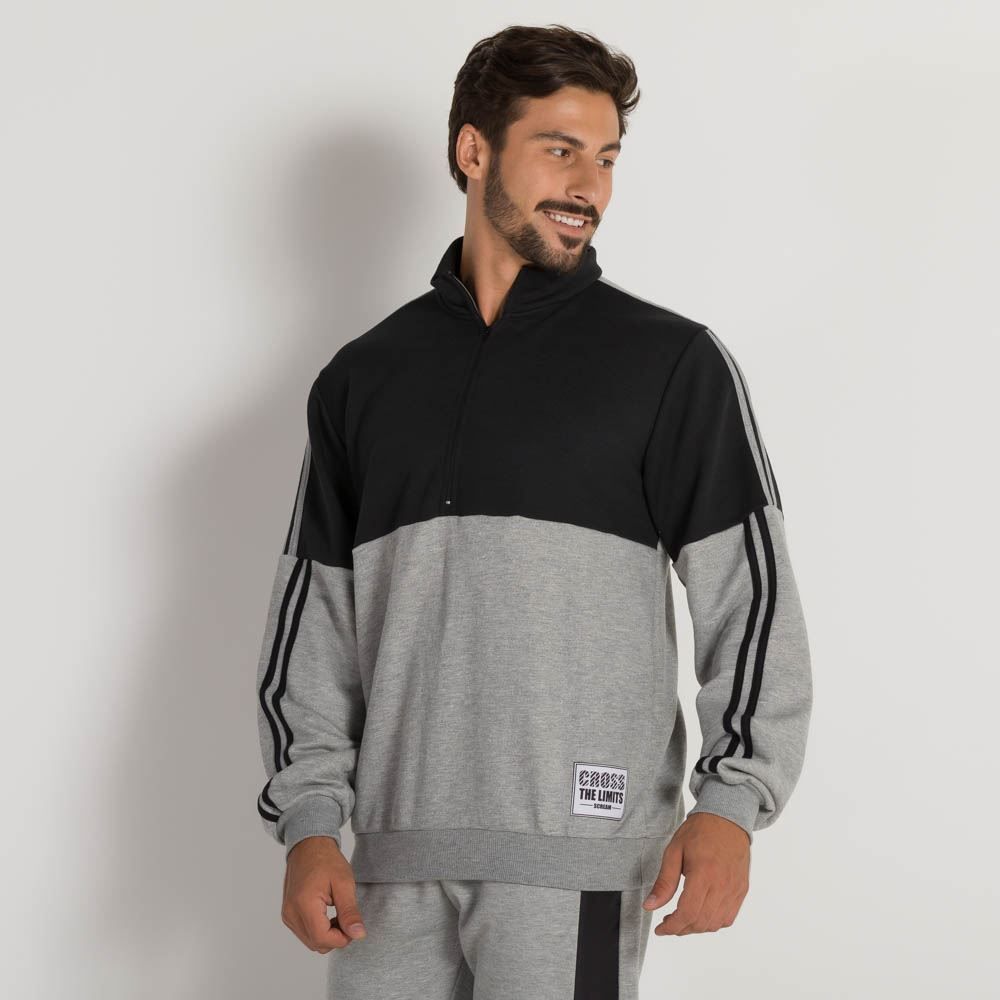 Blusão Moletom sem Pelúcia Scream