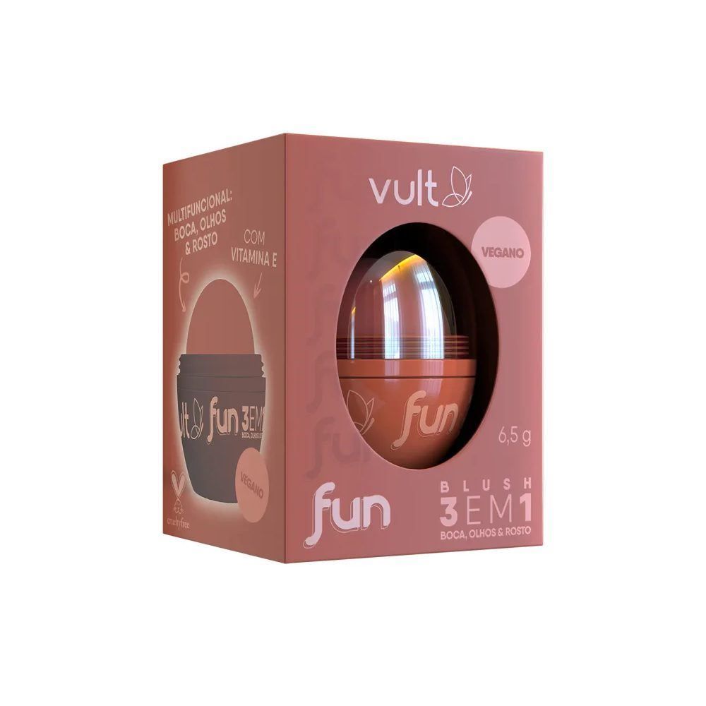 Blush Vult Fun 3 Em 1 Bronze Natural - 6,5g