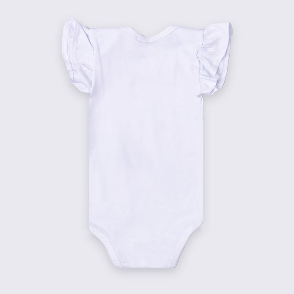 Body Bebê Menina Manga Curta Flores Trick Nick