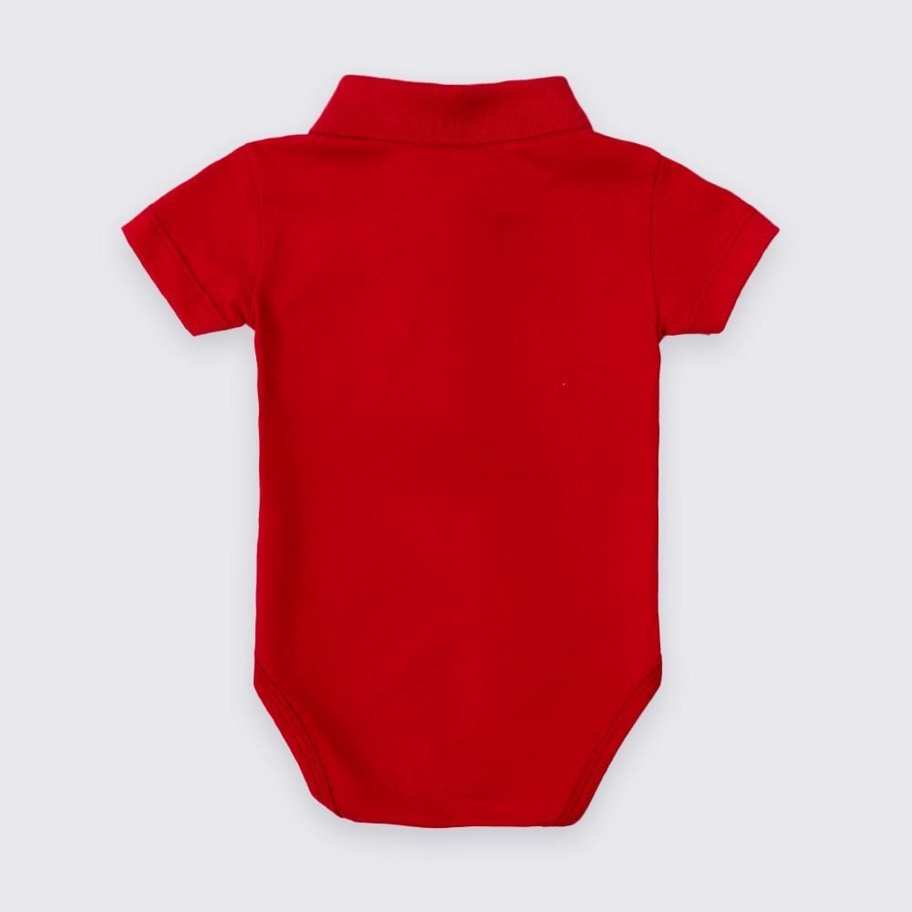 Body Bebê Menino Com Gola Polo Yoyo Baby