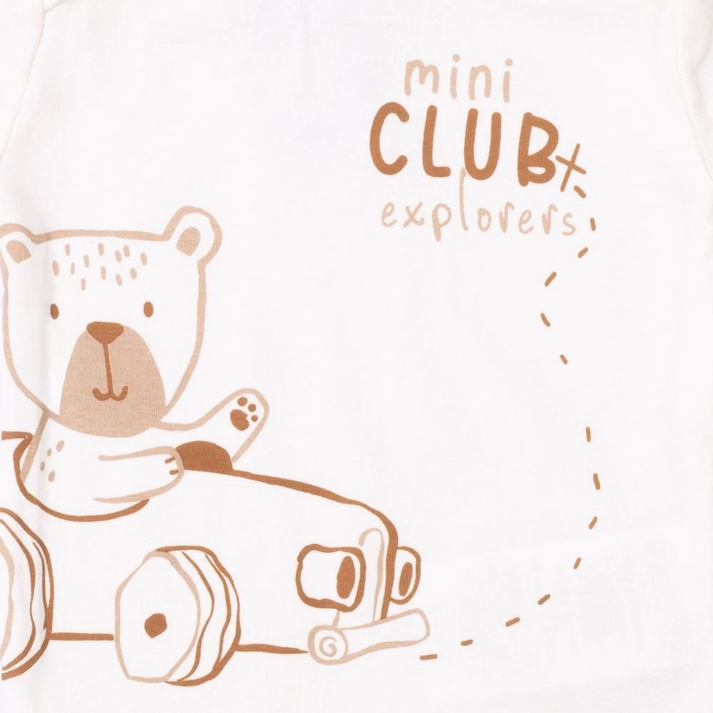 Body Bebê Menino Manga Curta Explorer Trick Nick