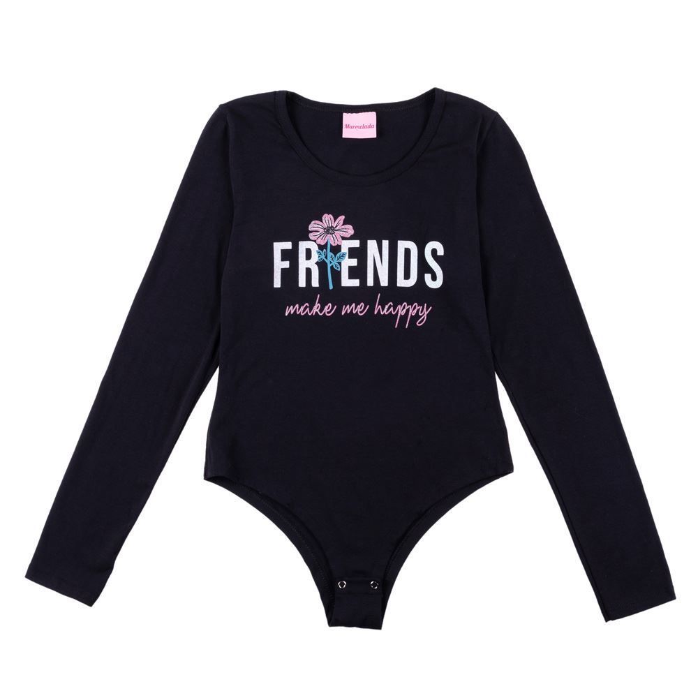 Body de 12 a 16 Anos Glitter Friends Marmelada