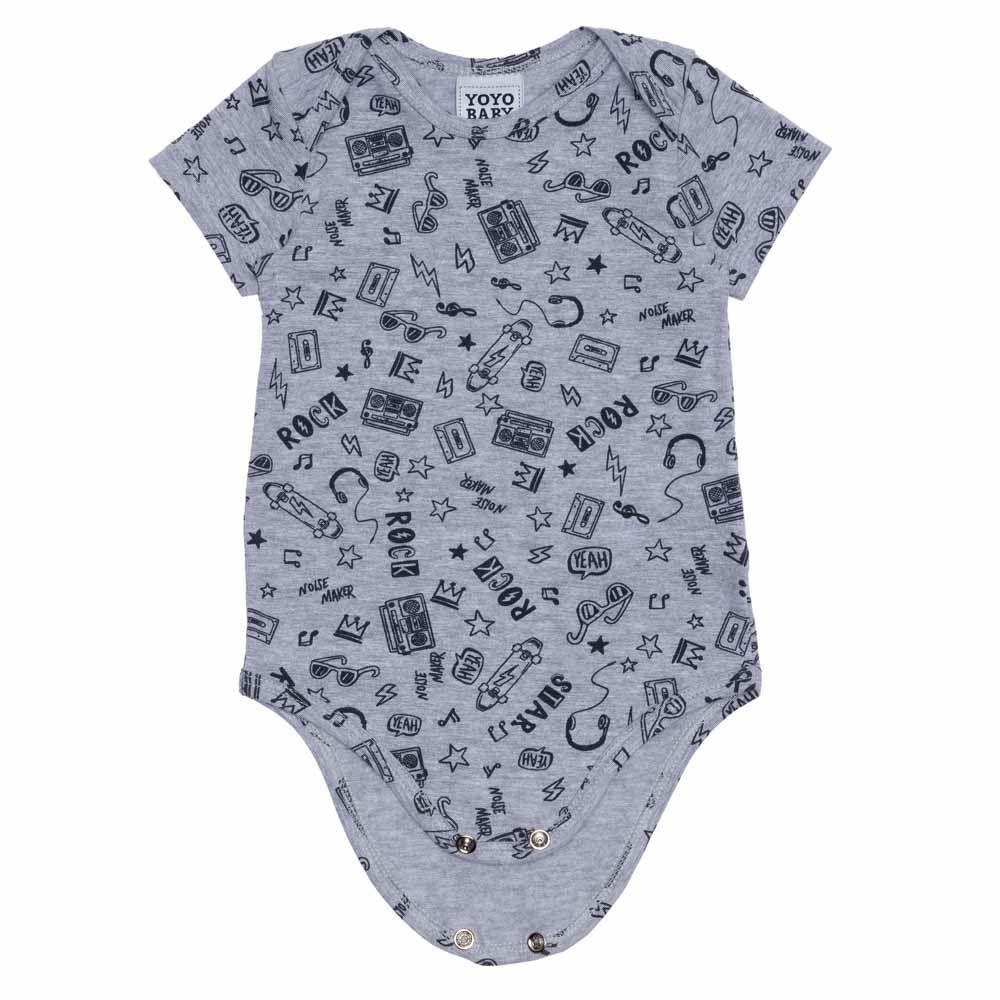 Body de Bebê com Figuras Sortidas Yoyo Baby