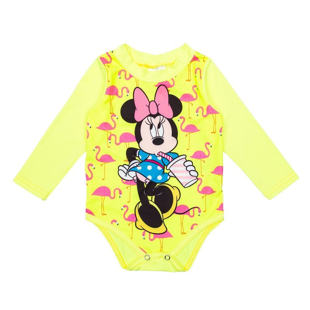 Body de Bebê FPS UV 50+ Neon Minnie Disney