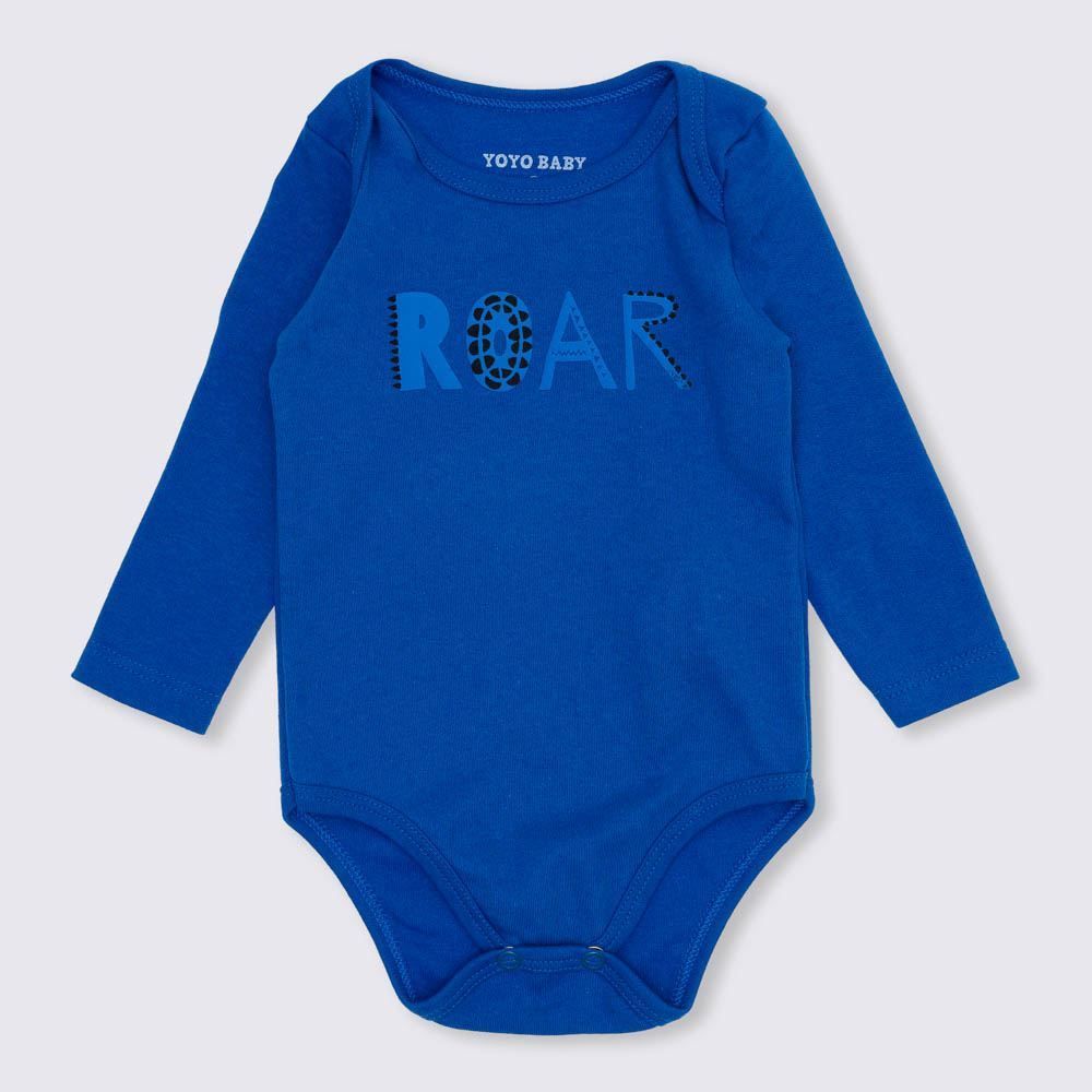 Body de Bebê Malha Suedine Roar Yoyo Baby