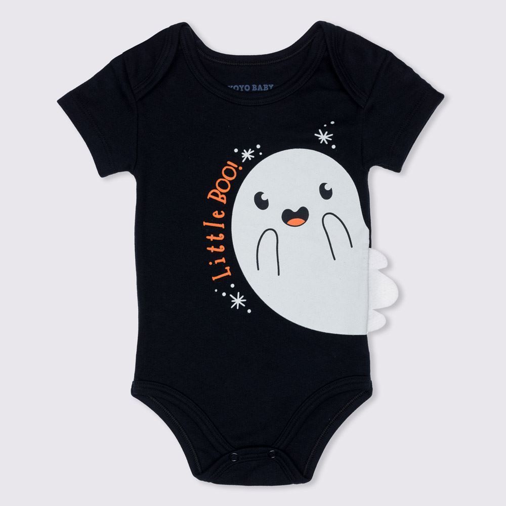 Body de Bebê Menino Fantasma Brilha no Escuro Yoyo Baby