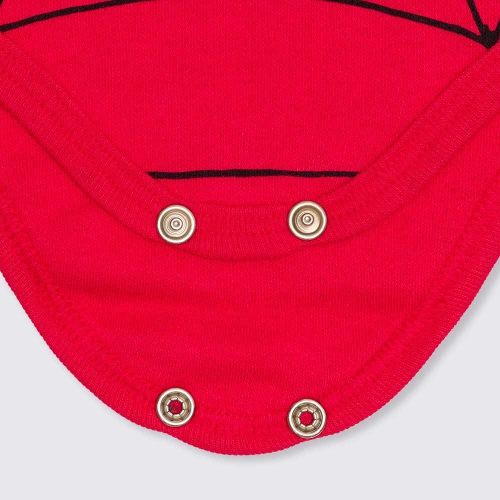 Body de Bebê Menino Homem Aranha Marlan Malhas