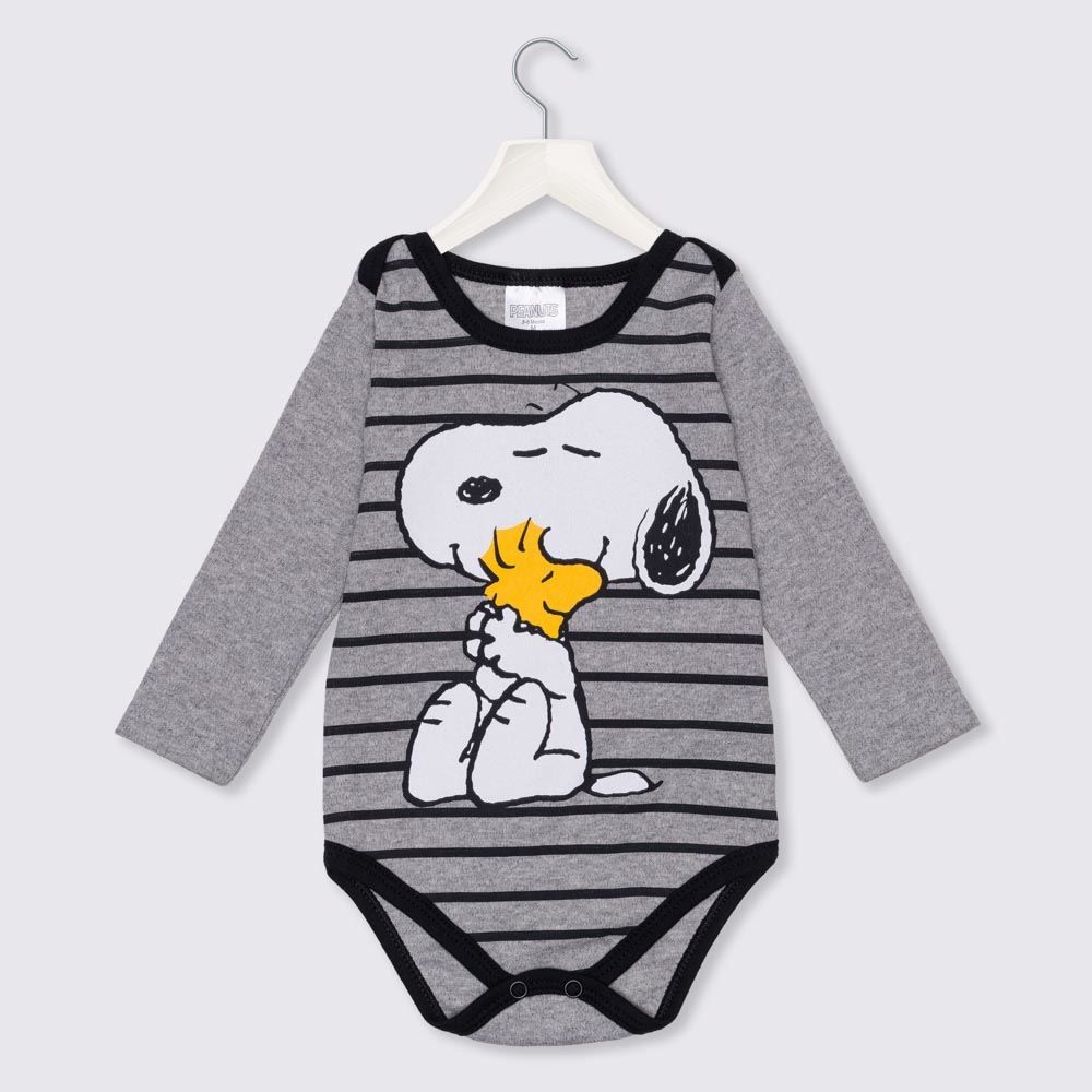 Body de Bebê Snoopy e Woodstock Peanuts