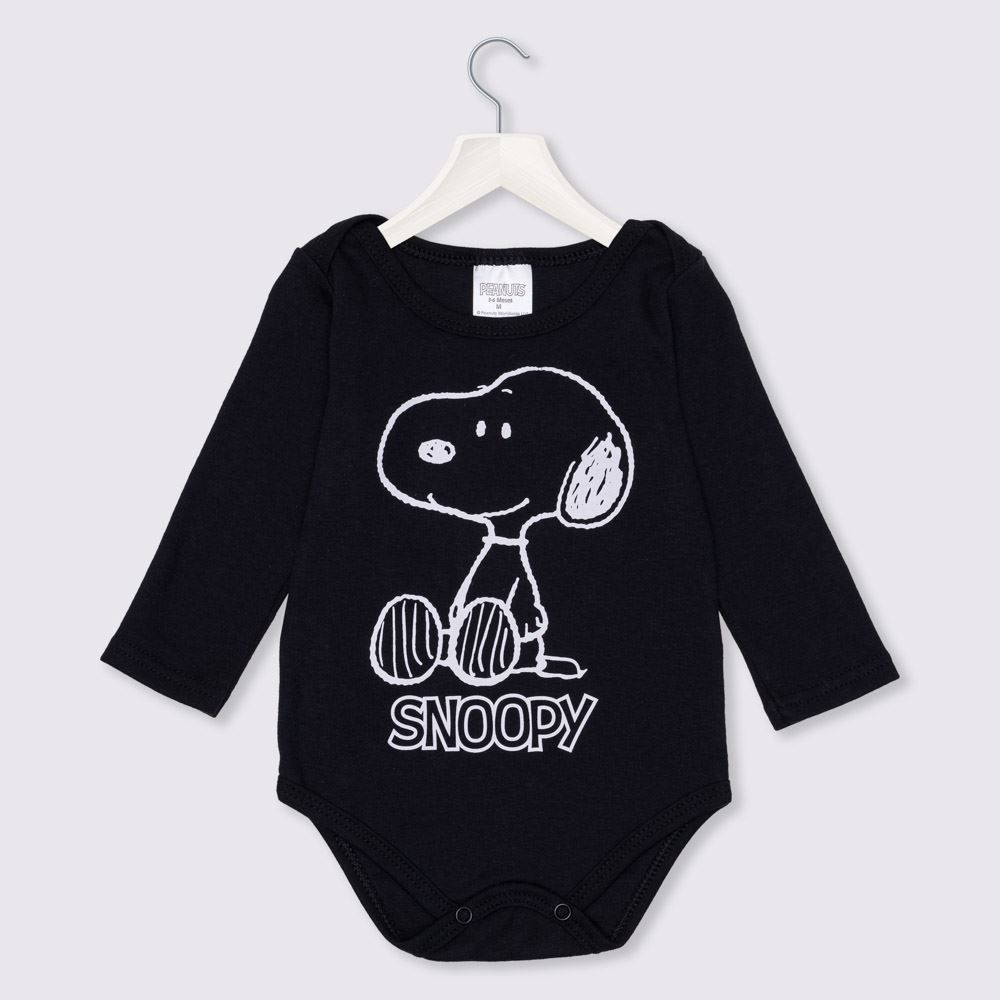 Body de Bebê Snoopy Sentado Peanuts