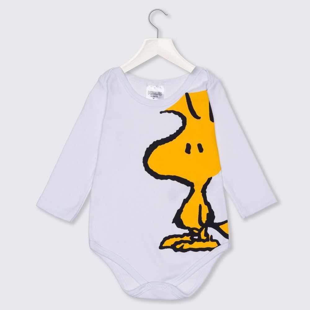 Body de Bebê Snoopy WoodStock + Babador Peanuts