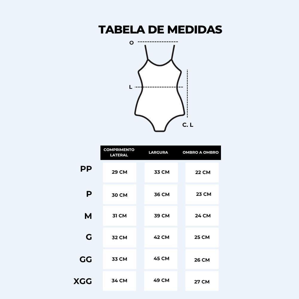 Body Feminino Básico De Microfibra Patrícia Foster