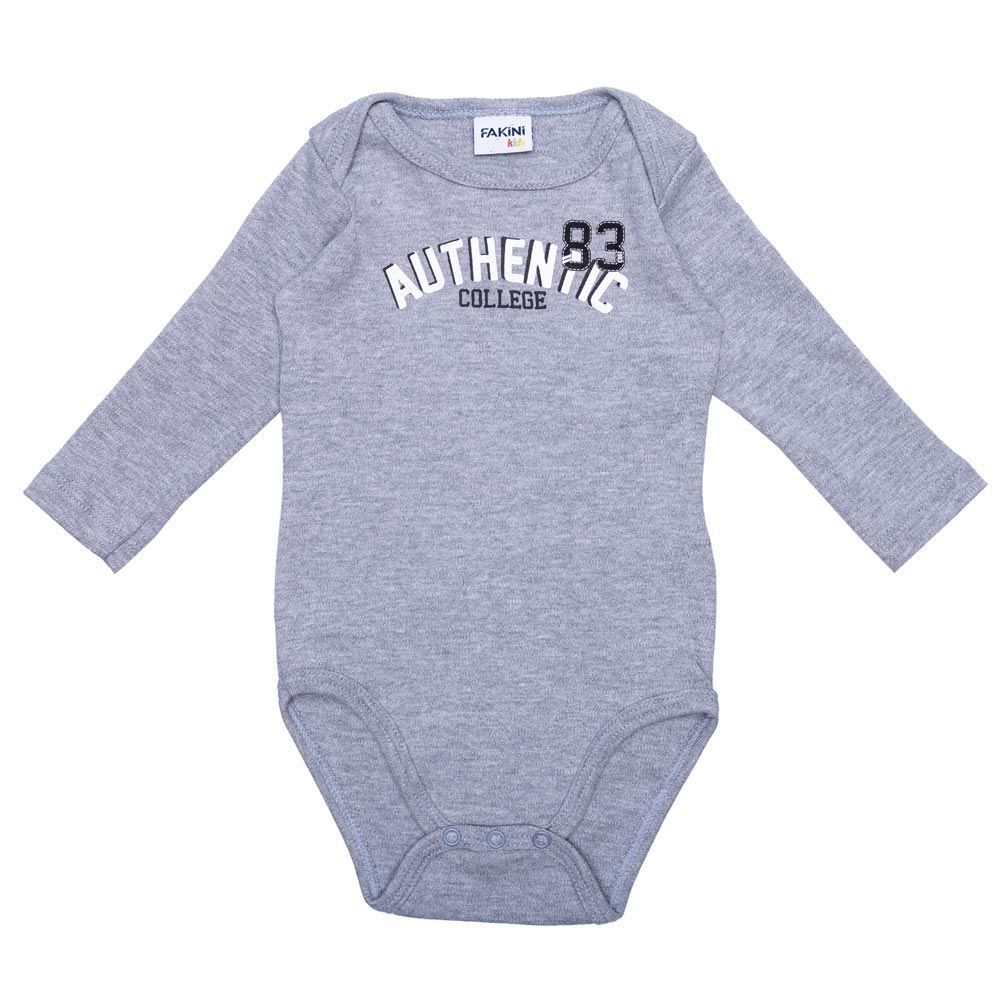 Body Manga Longa Suedine Fakini