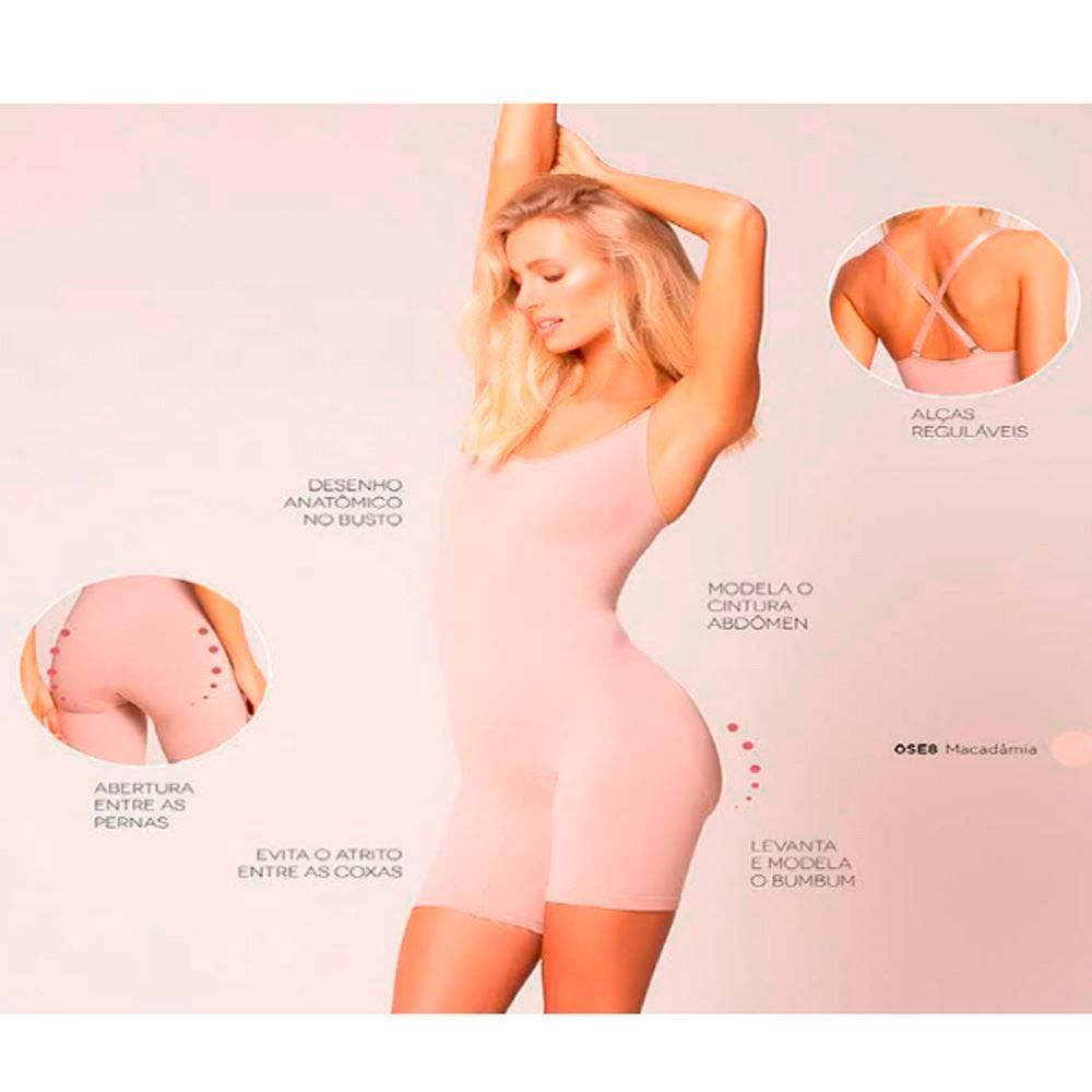 Body Modelador Sem Bojo Sem Costura Trifill