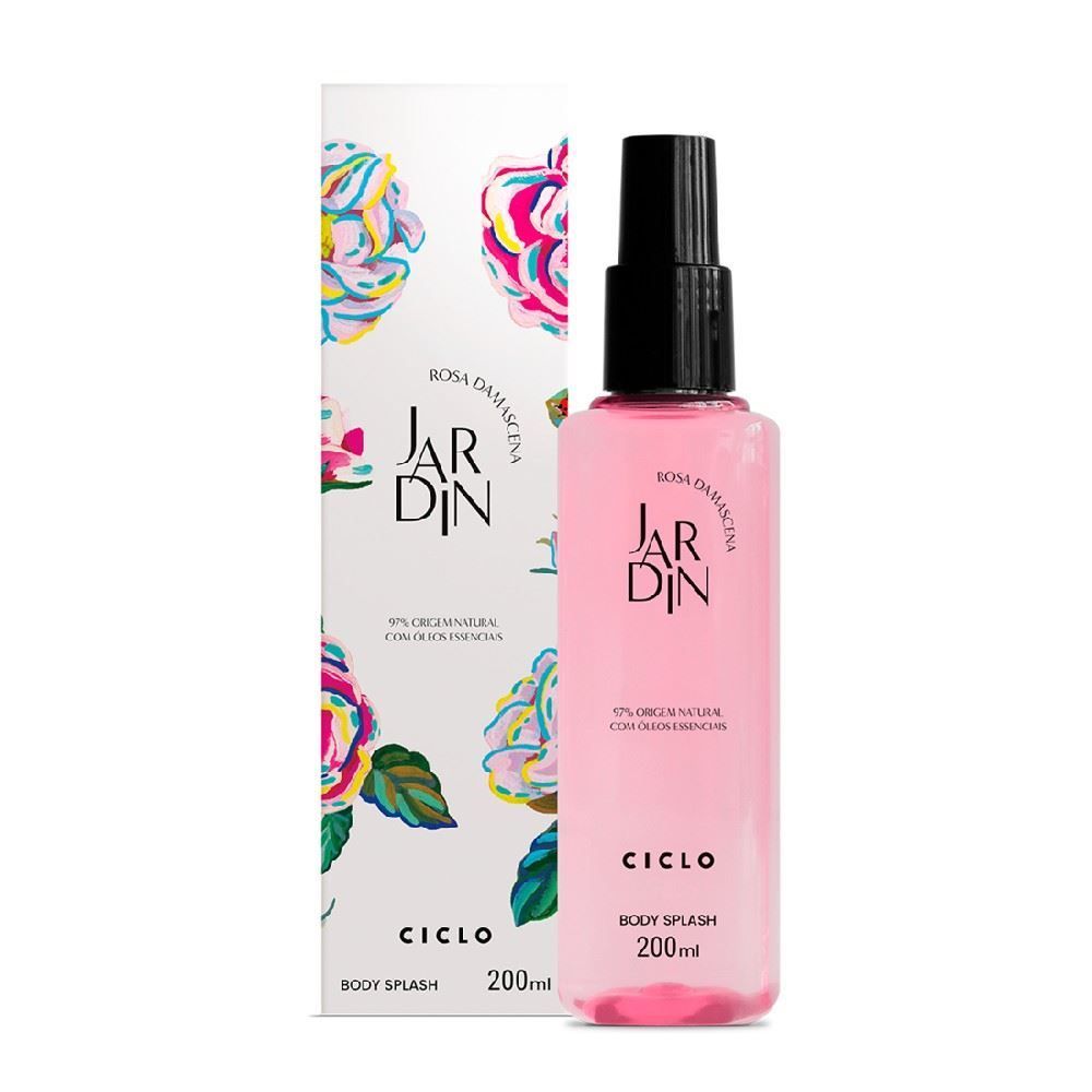 Body Splash Jardin Rosa Damascena Ciclo - 200ml