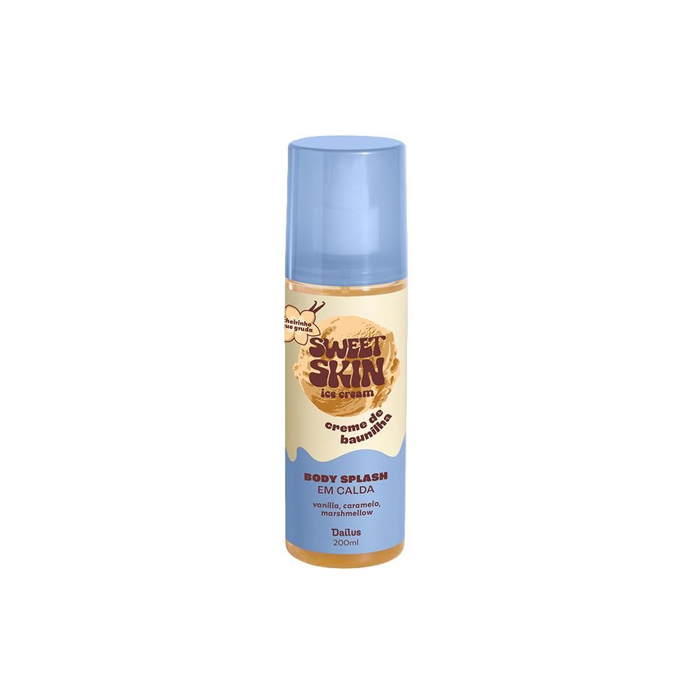 Body Spray Dailus Sweet Skin 200Ml - CREME DE BAUNILHA