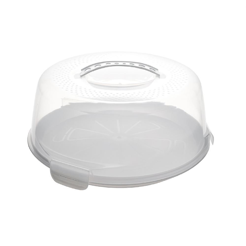 Boleira Com Tampa Lyor 28 Cm - Branco