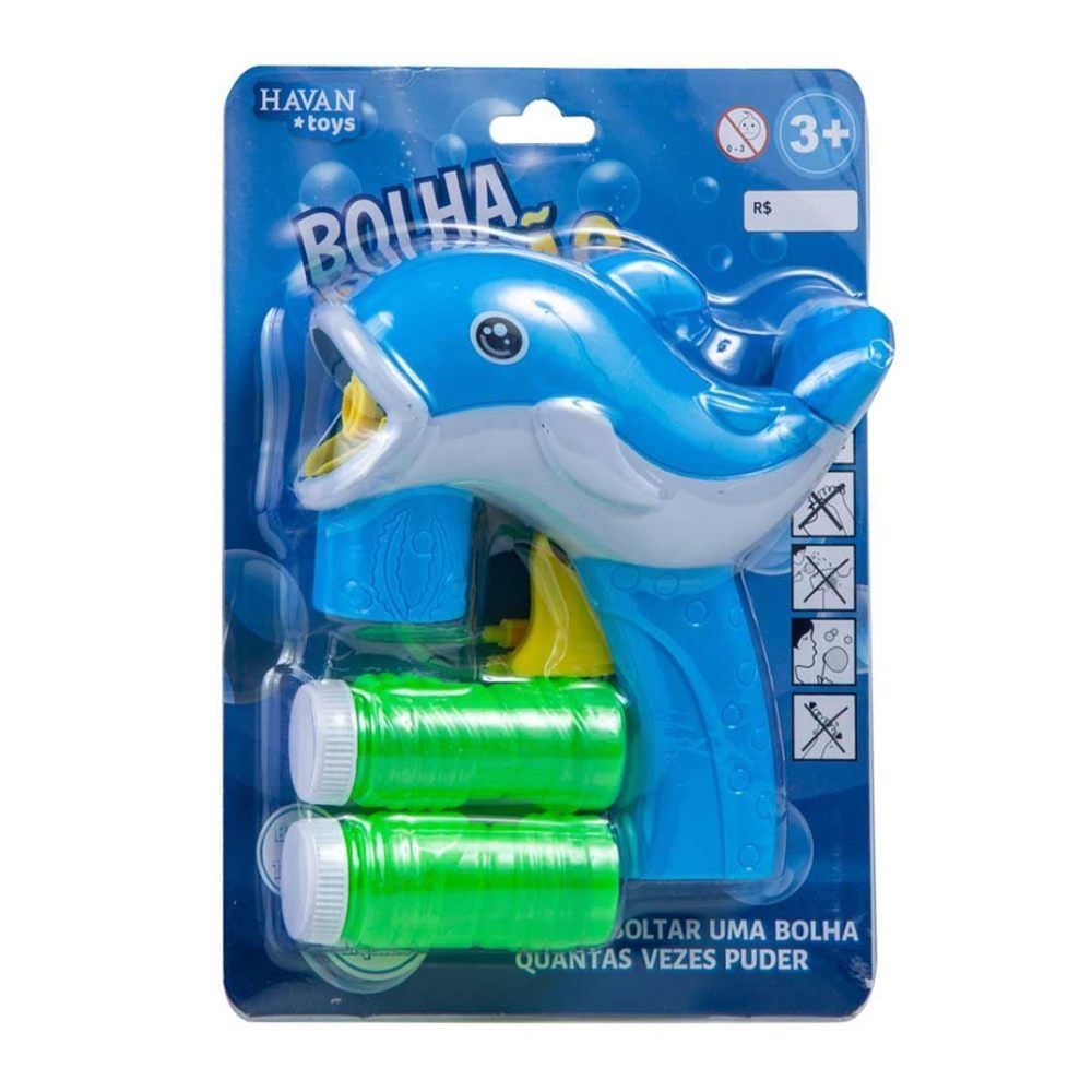 Bolha de Sabão Golfinho Azul Havan Toys - HBR0415