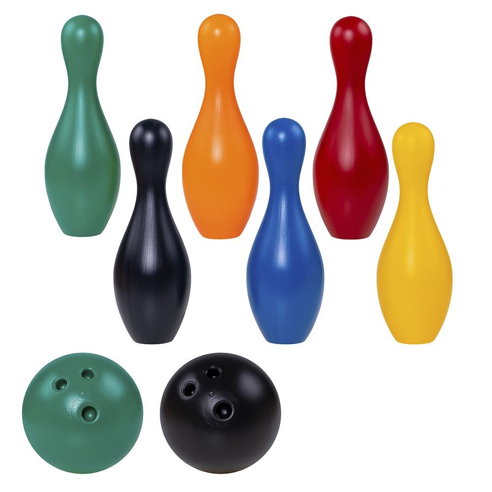 Boliche Bolichão 8 Peças Grandes Coloridas Lider - 2259