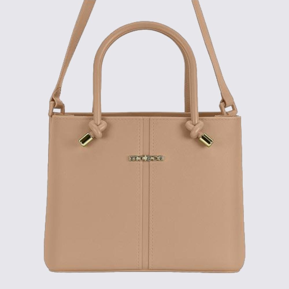 Bolsa Feminina Transversal Moleca - Bege