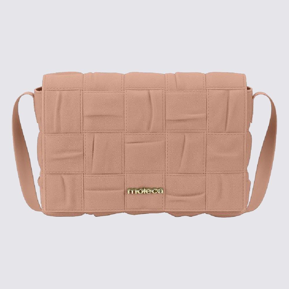 Bolsa Feminina Transversal Média Moleca - Bege