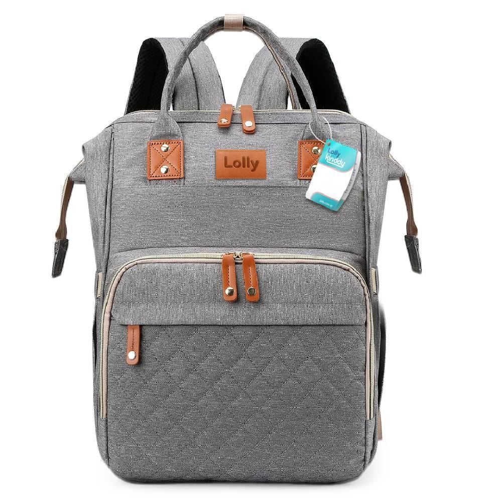 Bolsa Mochila Maternity Lolly - Cinza