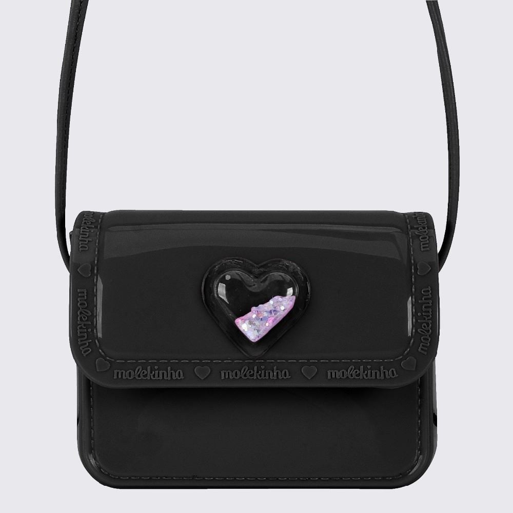 Bolsa Infantil Transversal Molekinha - Preto