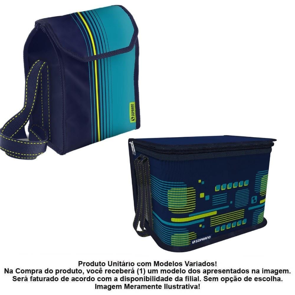 Bolsa Térmica Soprano Lunch 6 Litros - Azul
