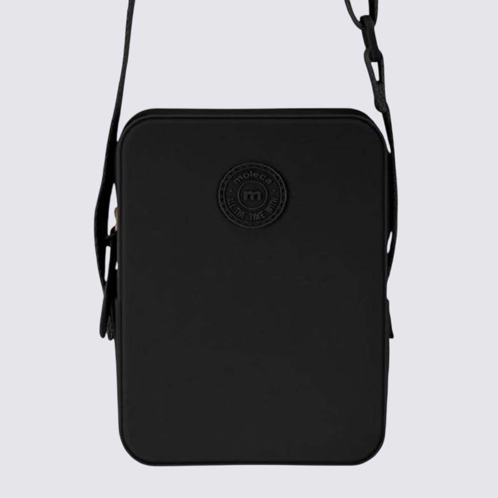 Bolsa Tiracolo Transversal Retangular Moleca - Preto