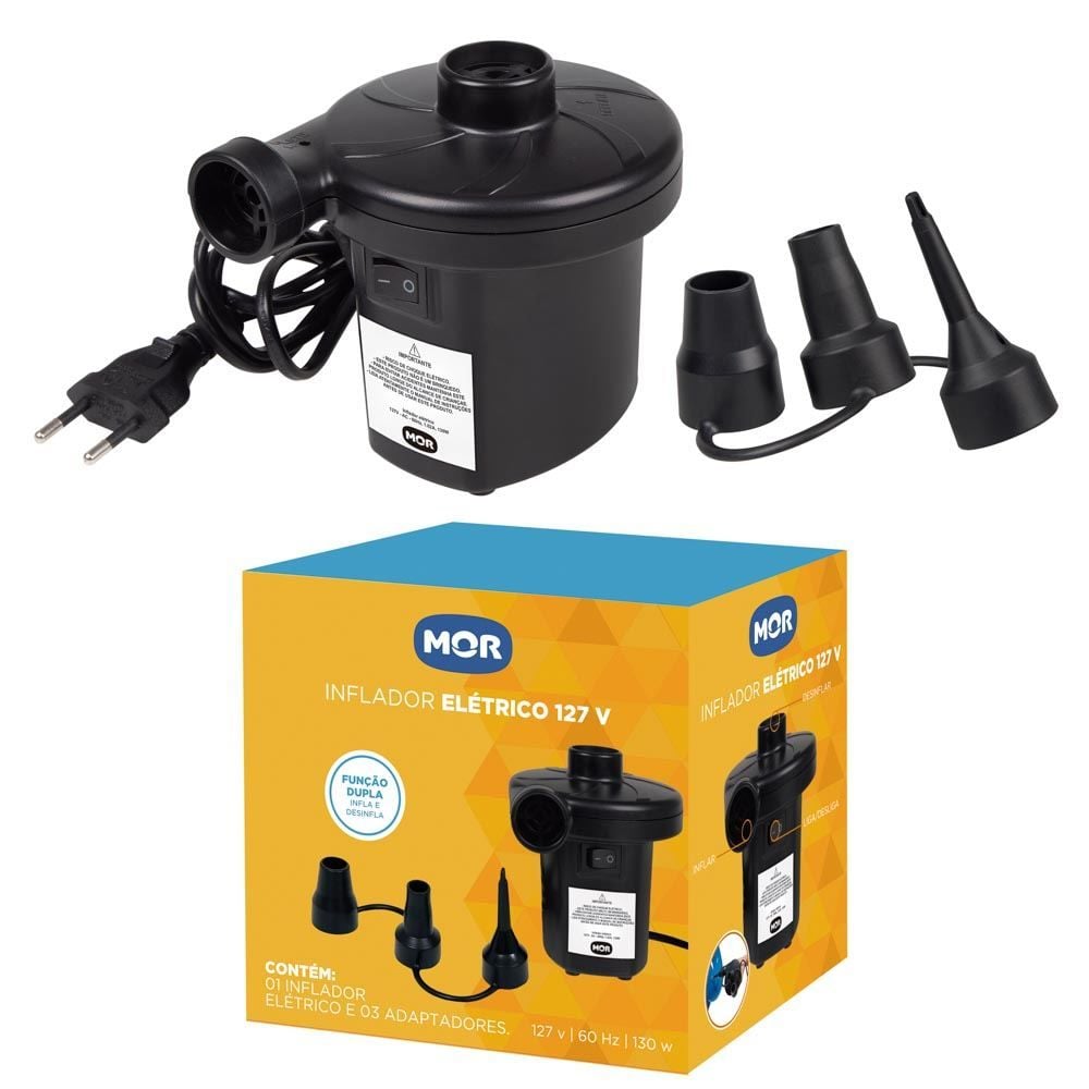 Bomba Inflador De Ar Elétrico Mor