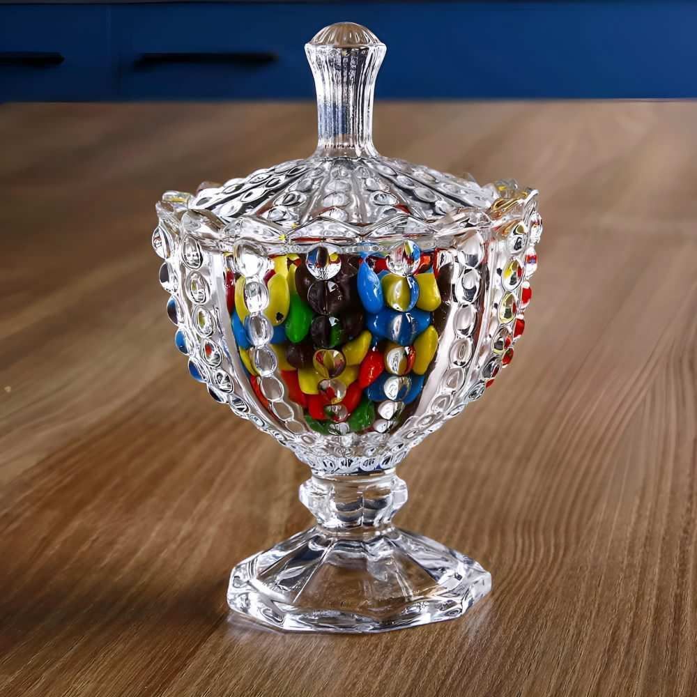 Bomboniere com Pé Isadora Hauskraft - Transparente