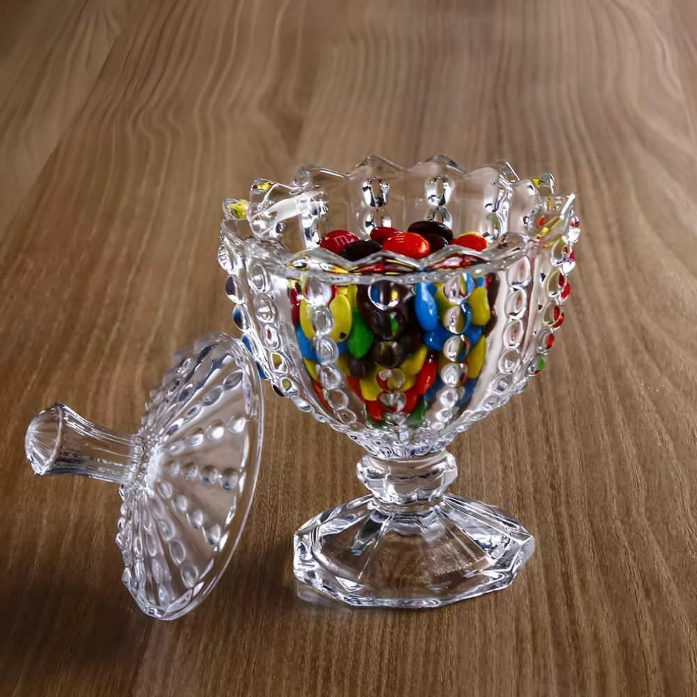 Bomboniere com Pé Isadora Hauskraft - Transparente