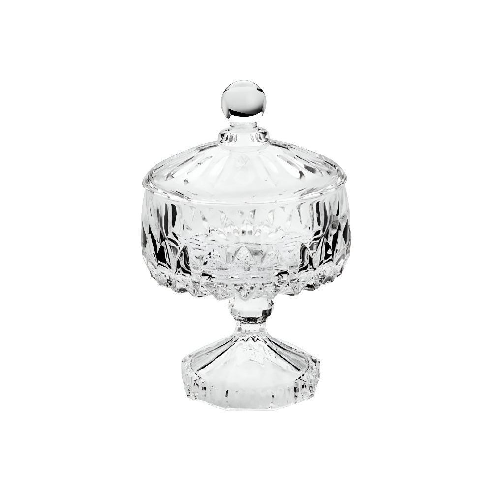 Bomboniere Com Pé Louise Wolff 11 Cm - Transparente