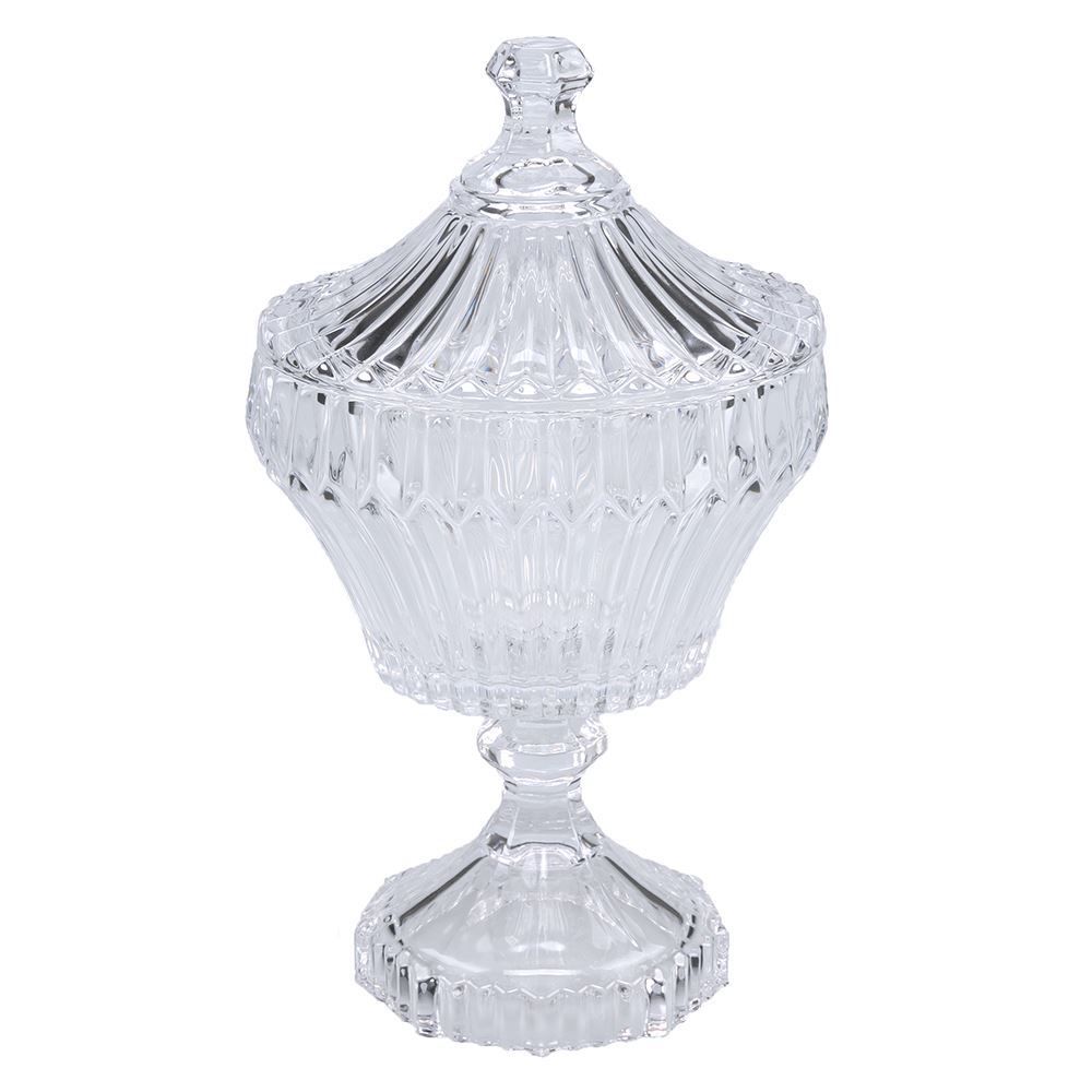 Bomboniere Com Pé Lyor Renaissance 20Cm - Transparente