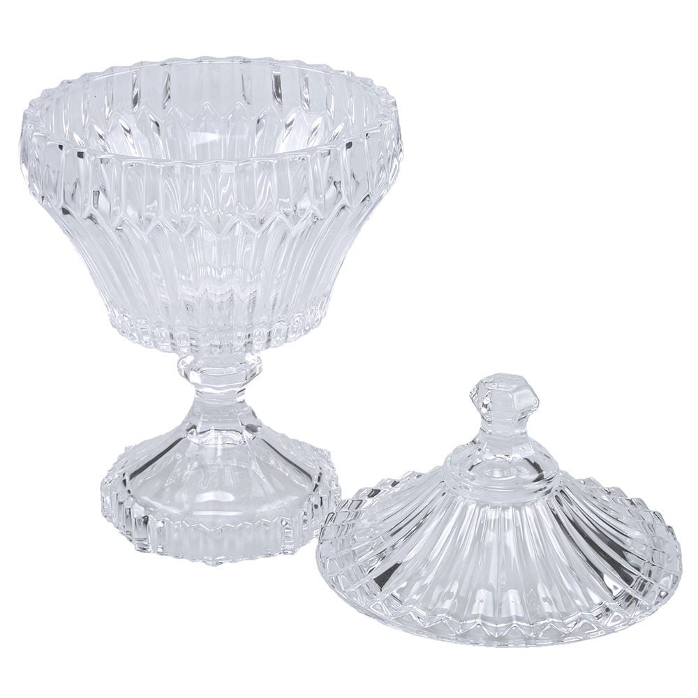 Bomboniere Com Pé Lyor Renaissance 20Cm - Transparente