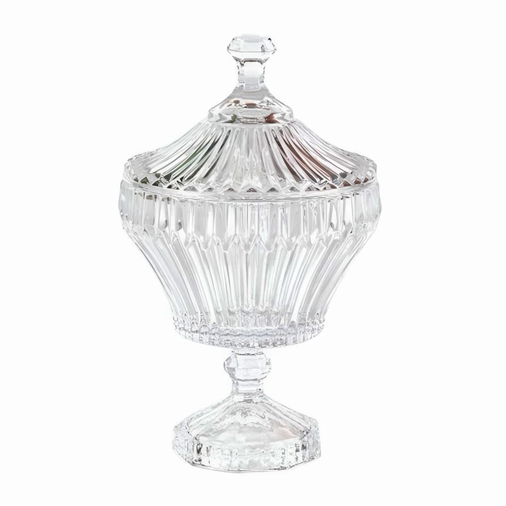 Bomboniere com Pé Renaissance Lyor - Cristal